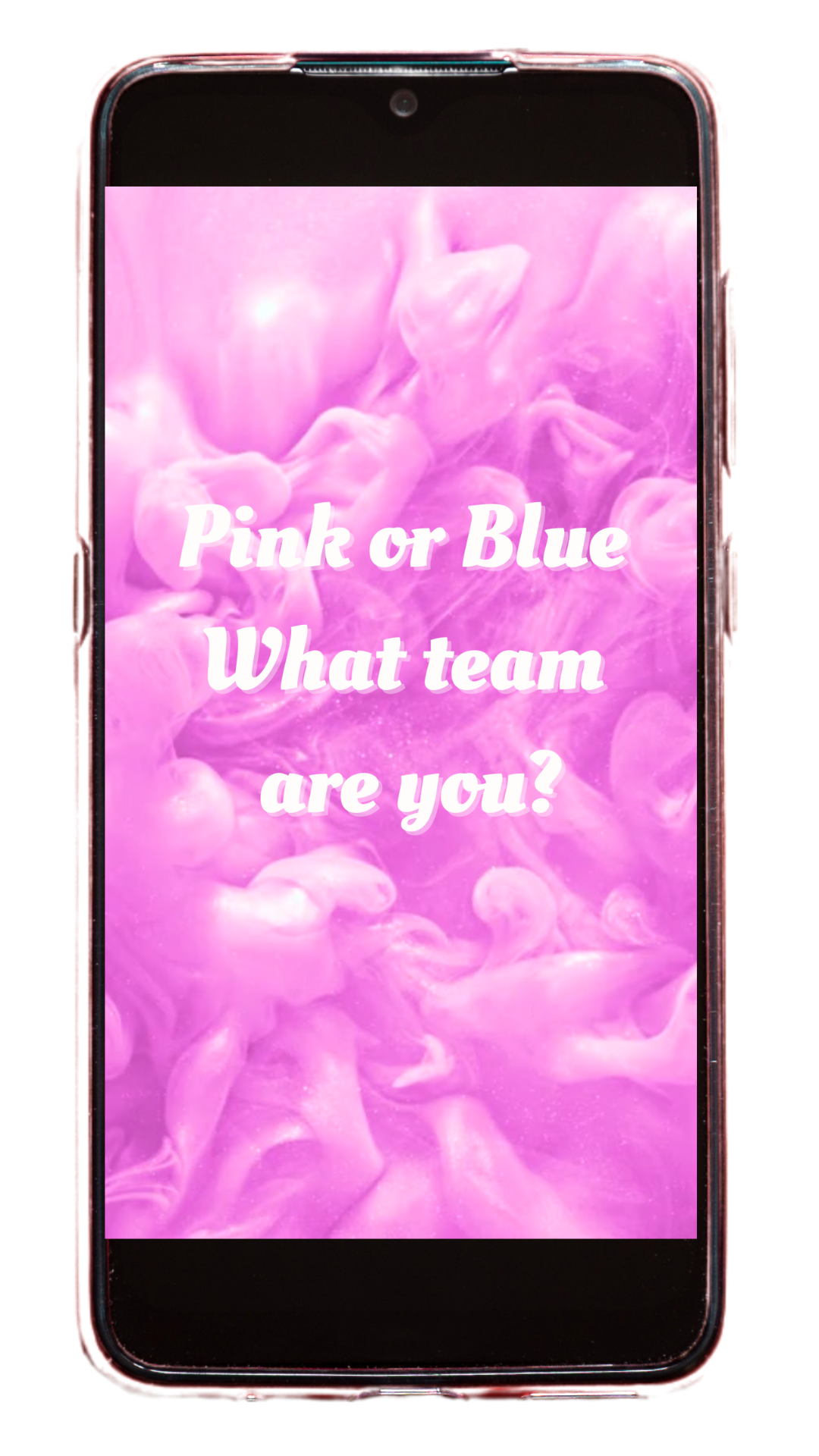 Gender reveal team