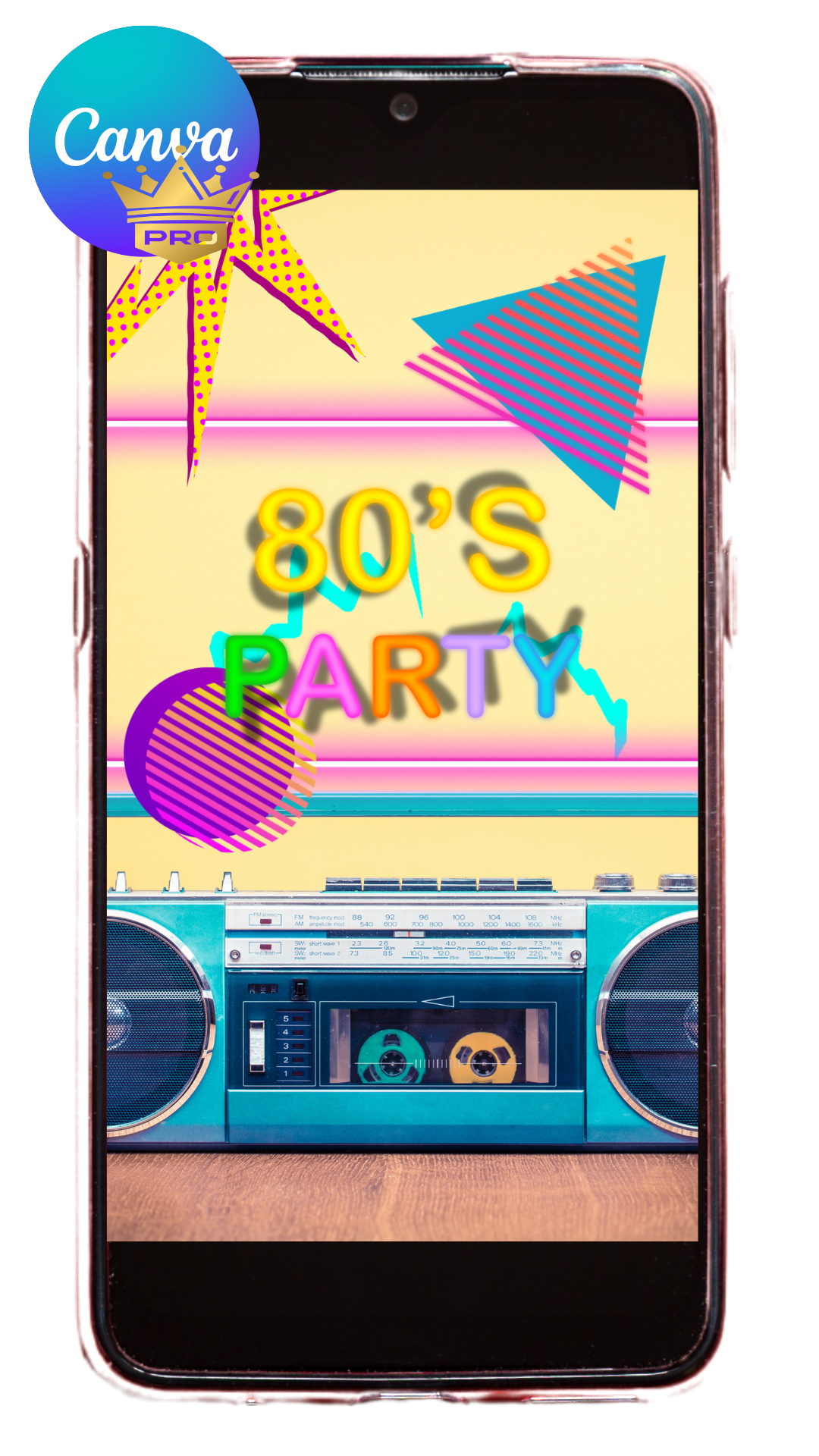 80's girl template