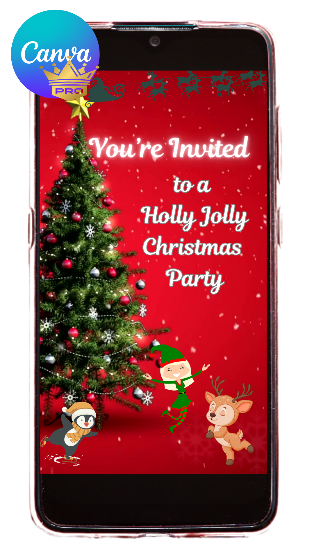 Holly Jolly Christmas template